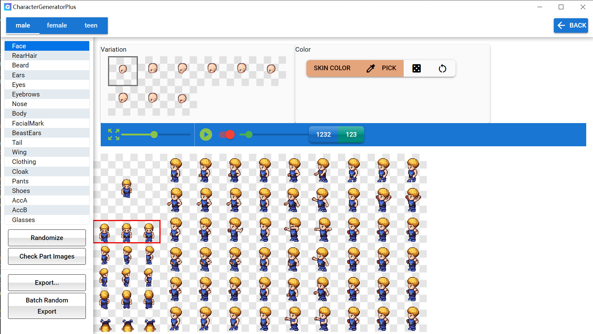 Character Generator Plus screenshot 3