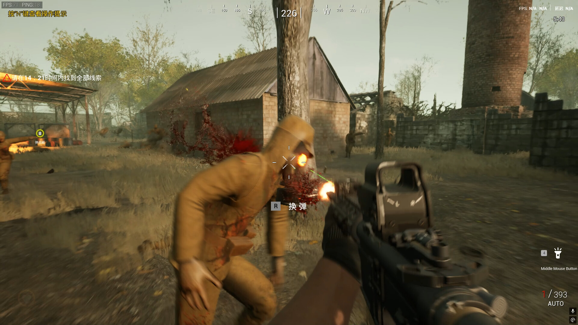 The AC130 slays the zombies. screenshot 1