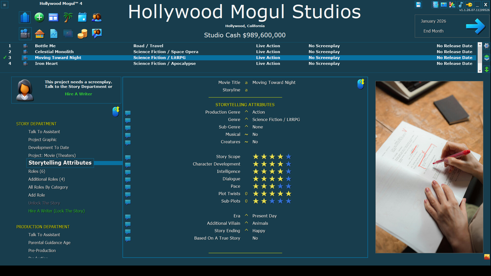 Hollywood Mogul 4 screenshot 3
