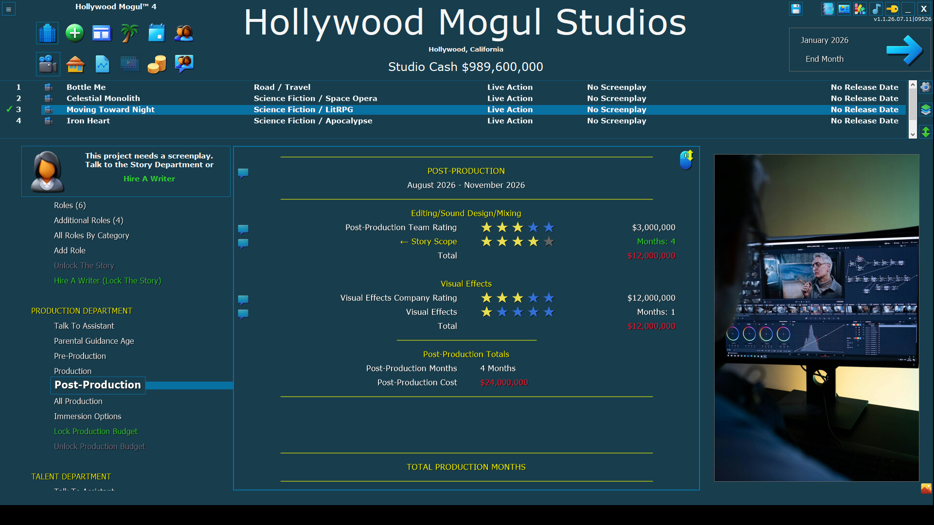 Hollywood Mogul 4 screenshot 8