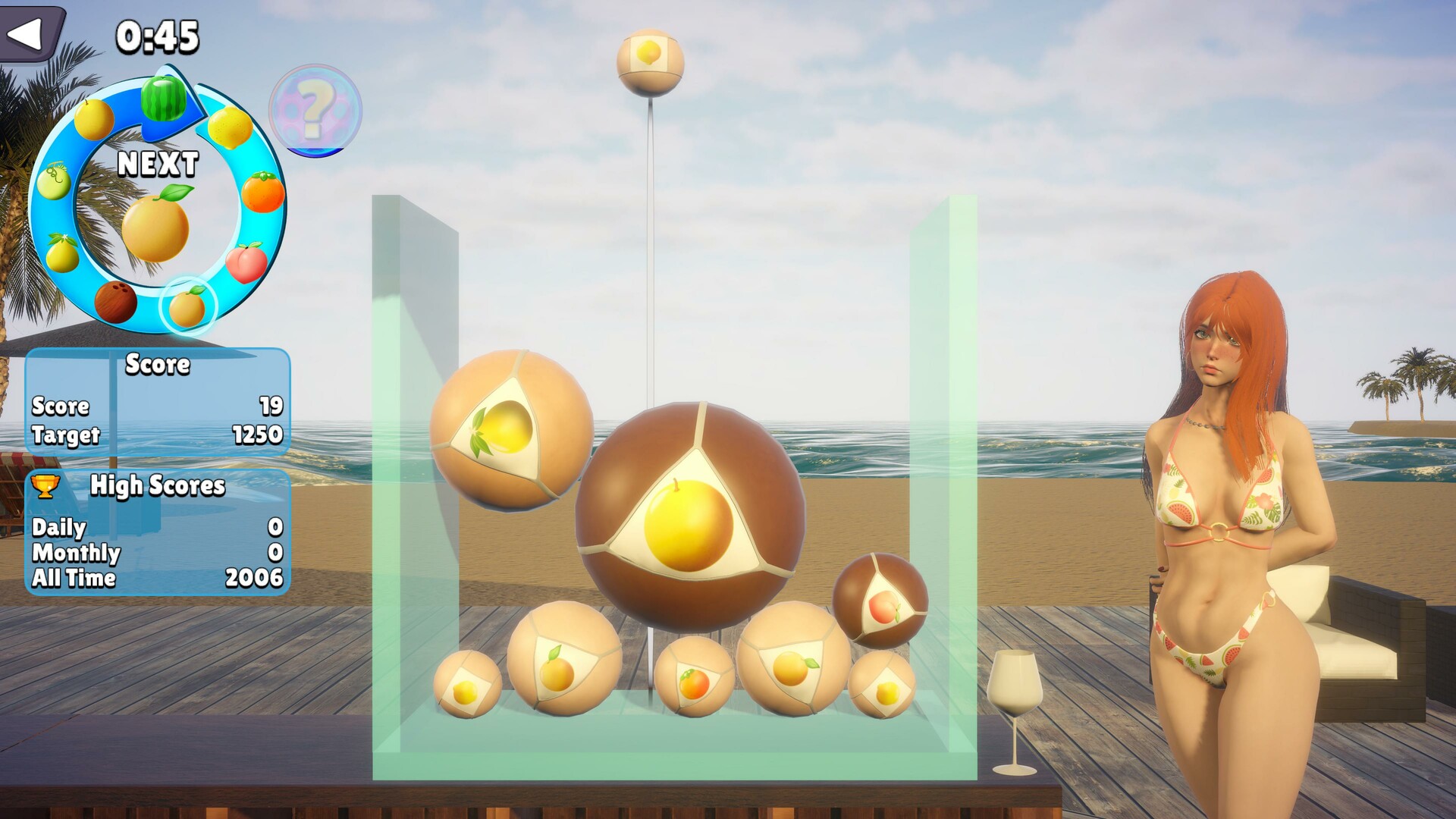 Megamelon: Suika Beach screenshot 2