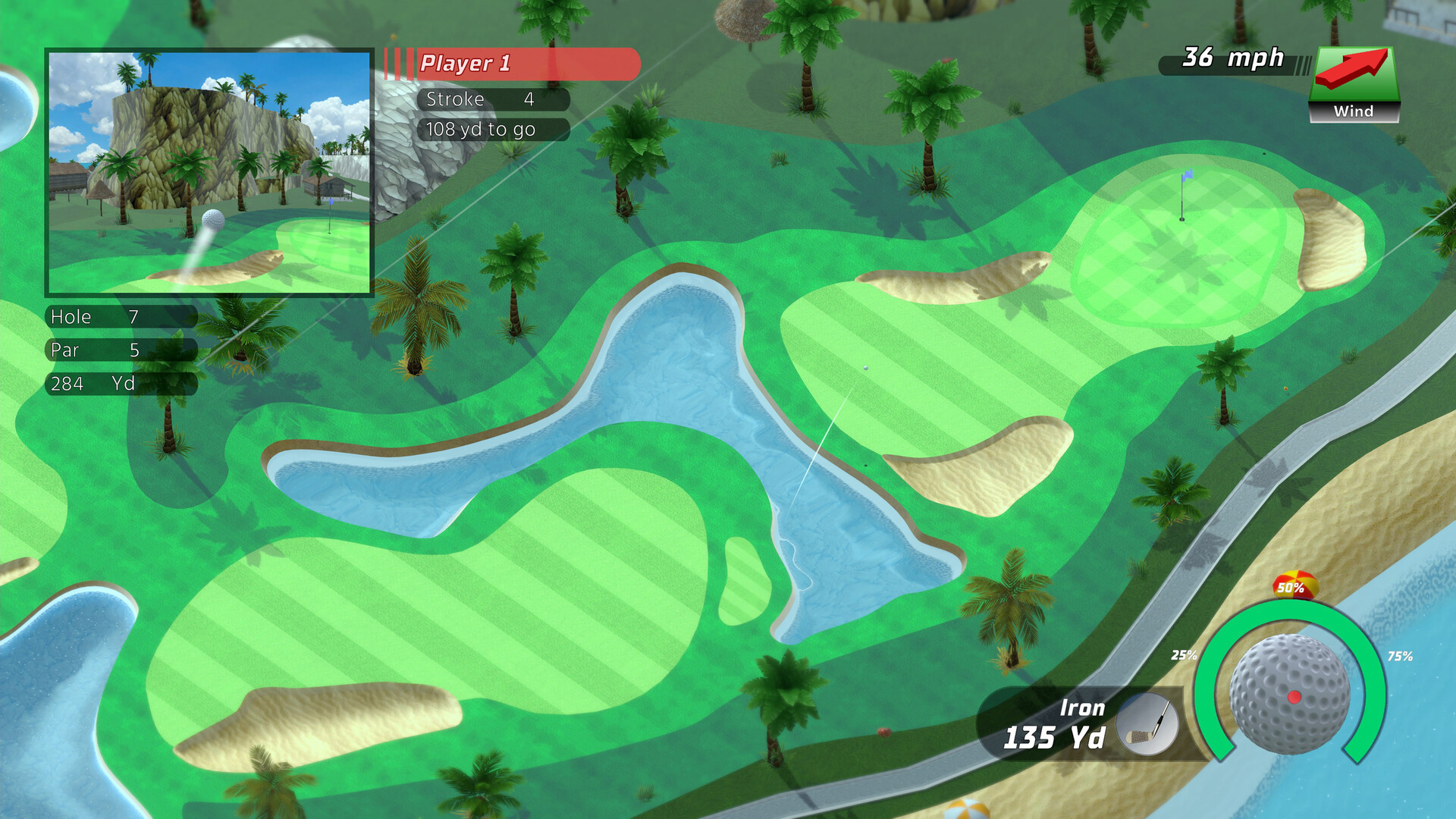 Golf Up Tropical screenshot 4