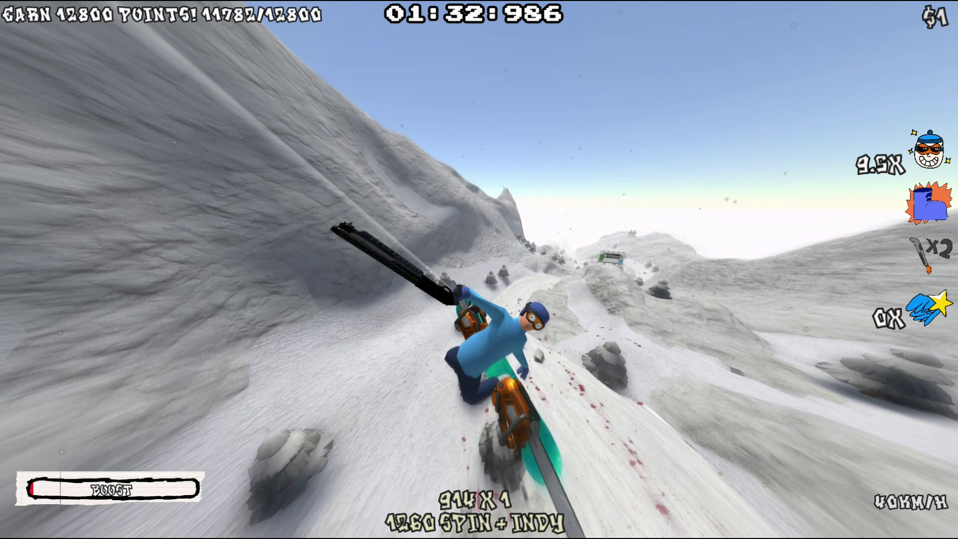 Radical Zomboarding screenshot 2