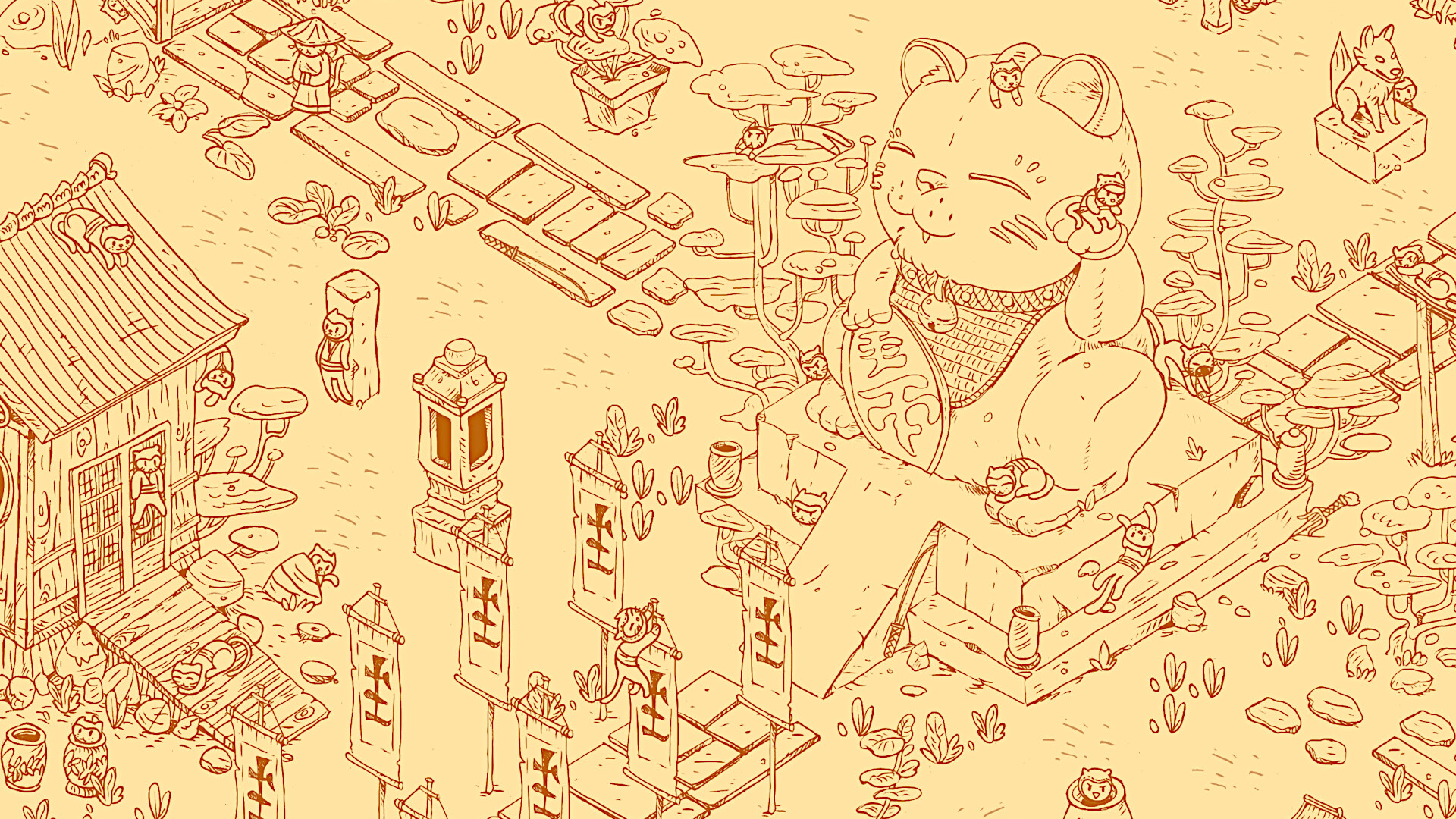 100 Find Kitties: Ninja screenshot 1