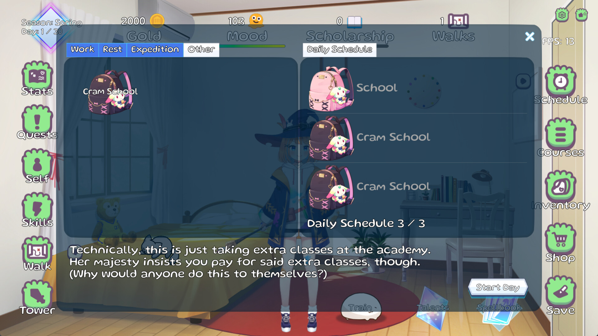 Raising Niziiro: Albion's Witch screenshot 1