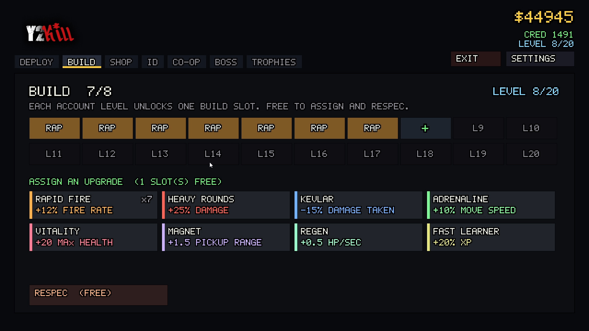 Y2Kill screenshot 3