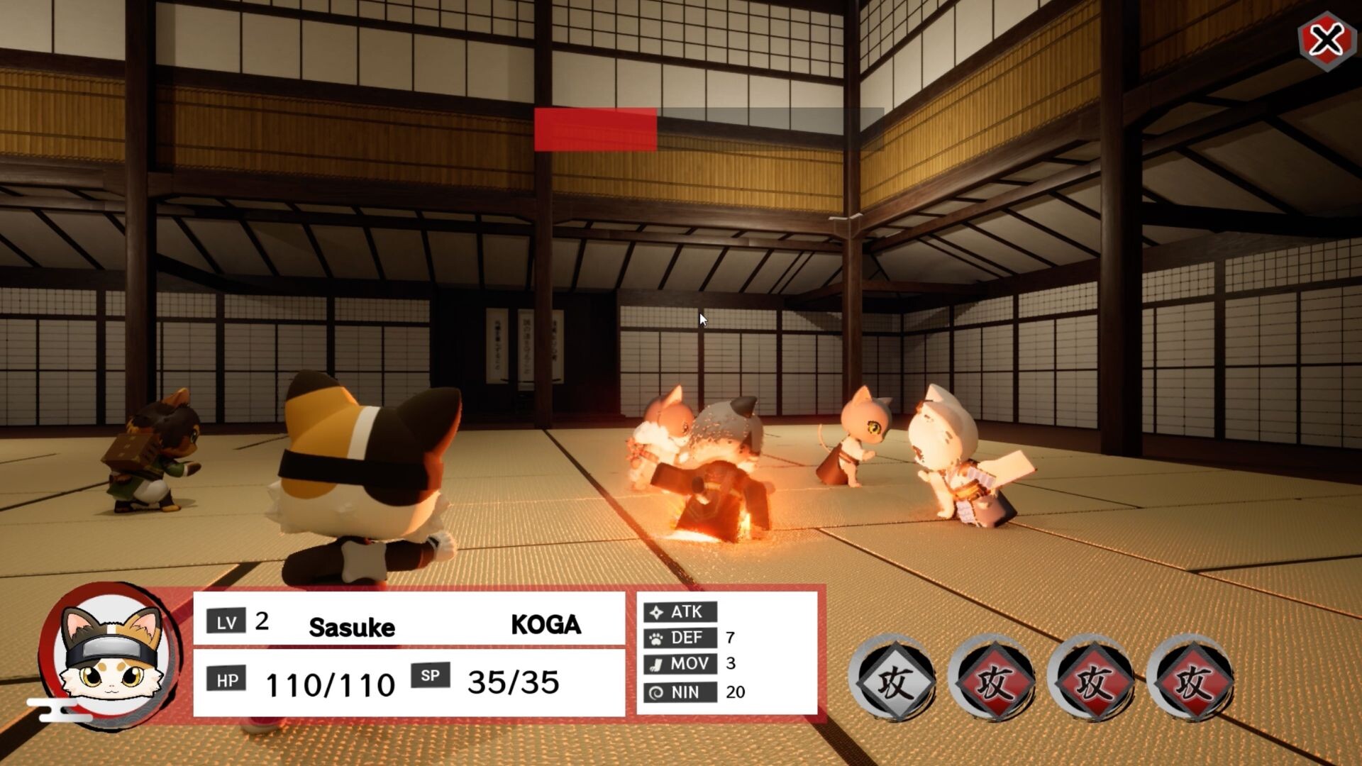 NINJA CATS: Tactics screenshot 4