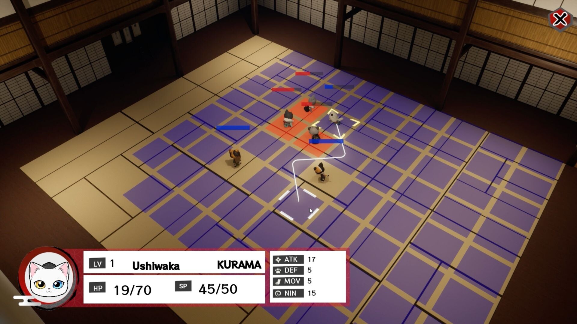 NINJA CATS: Tactics screenshot 3
