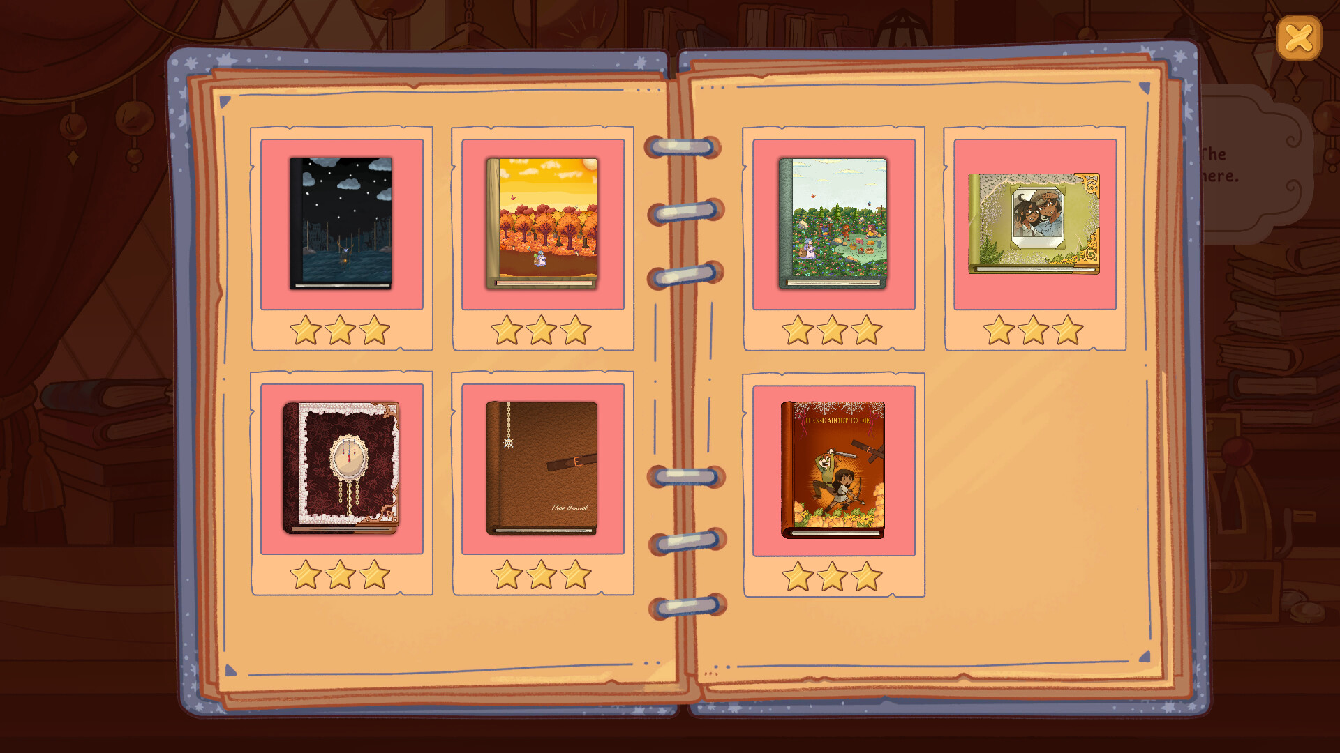 Bookbinding – Dark Cozy Sim screenshot 9