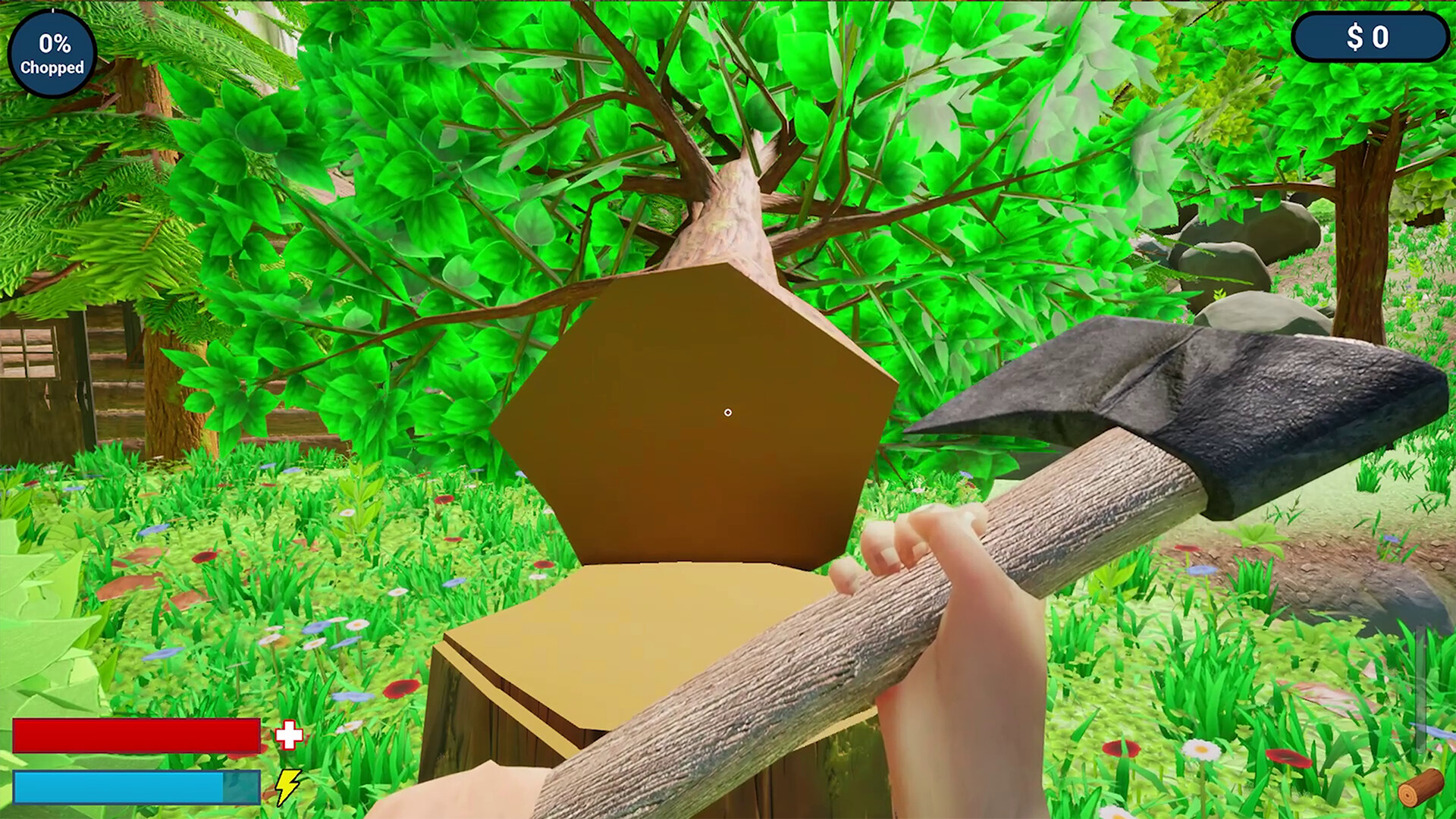 A Game About Cutting A Tree screenshot 1