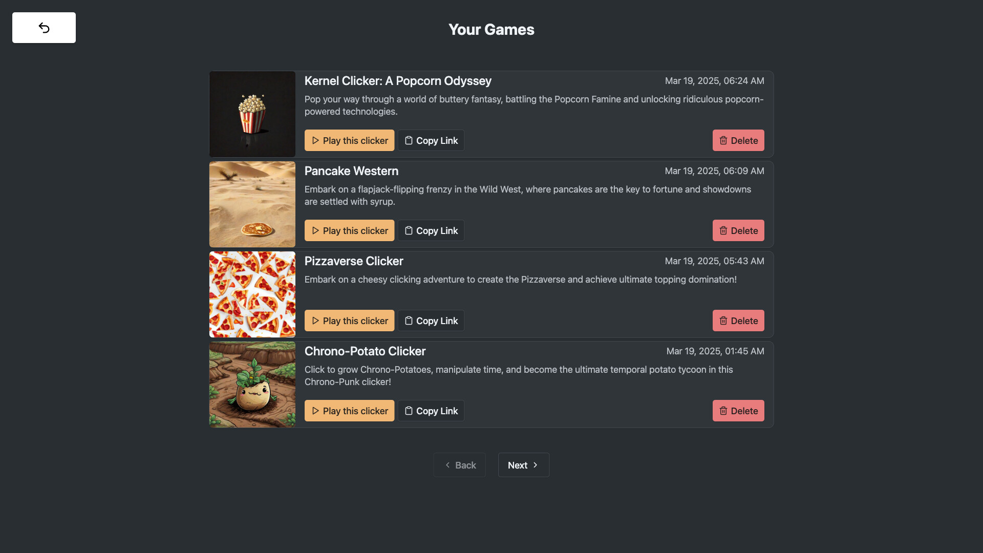 Clicker Maker screenshot 2
