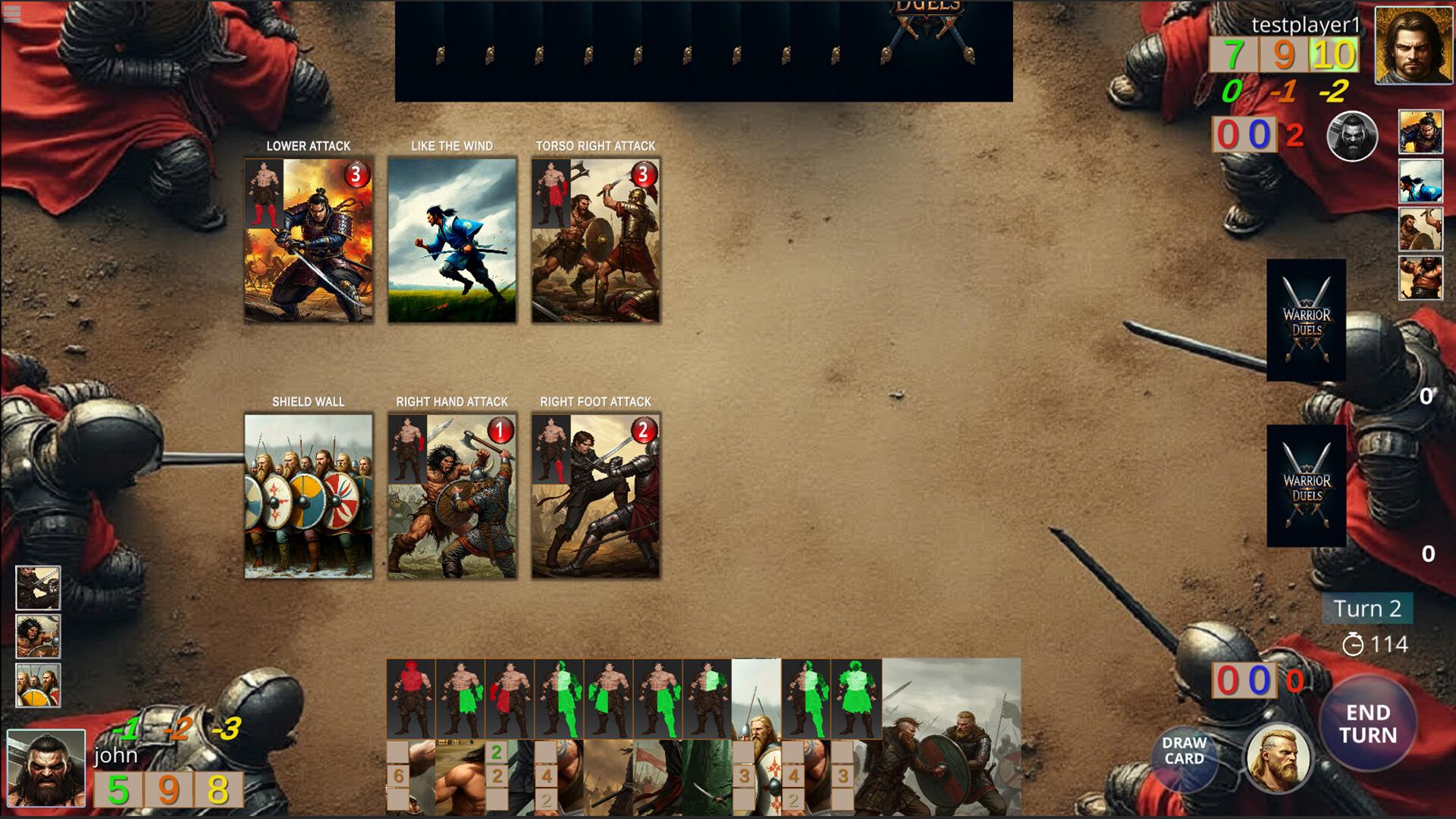 Warrior Duels screenshot 1