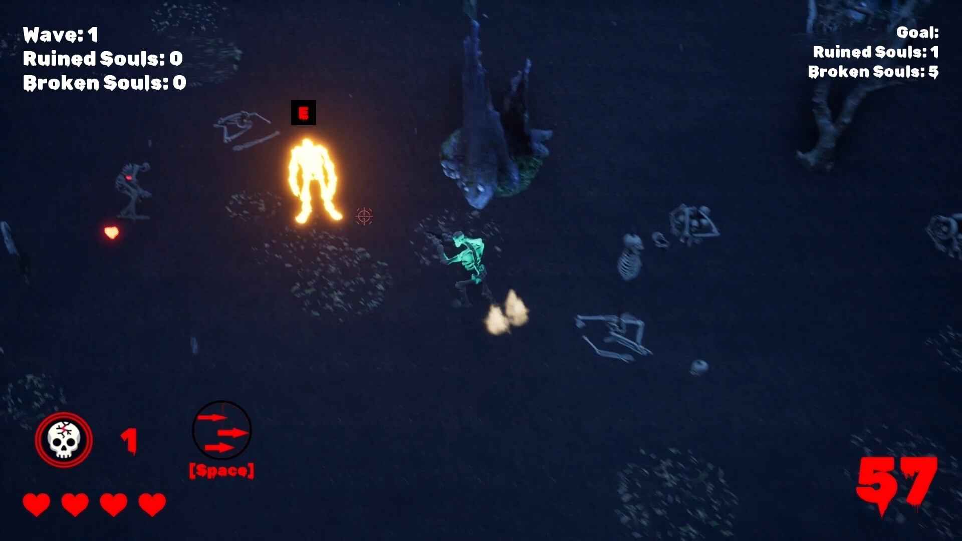 Broken Scary Skeleton screenshot 2