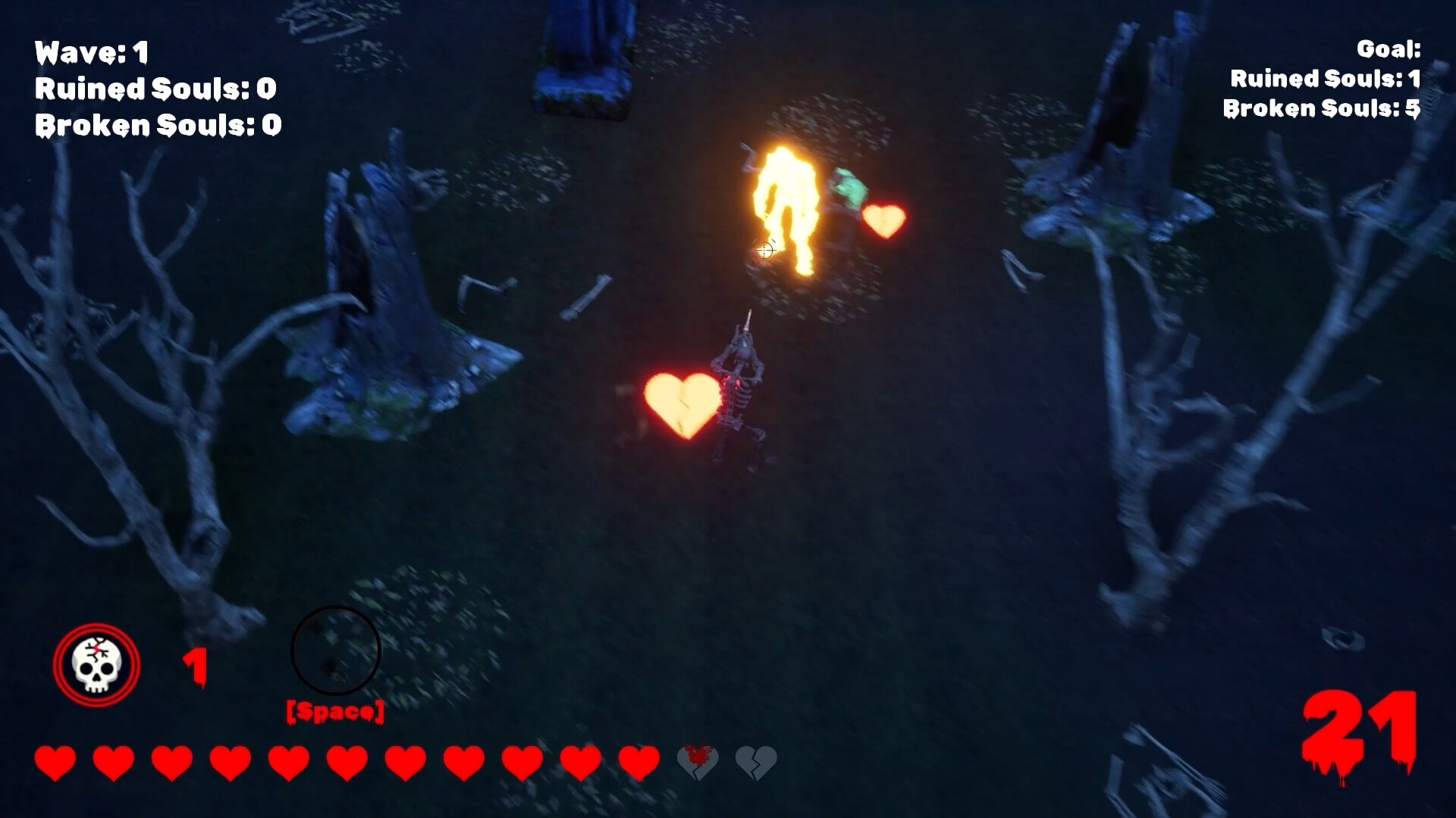 Broken Scary Skeleton screenshot 5