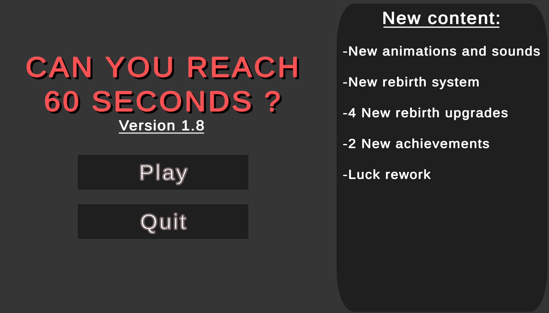 Can you reach 60 seconds screenshot 1