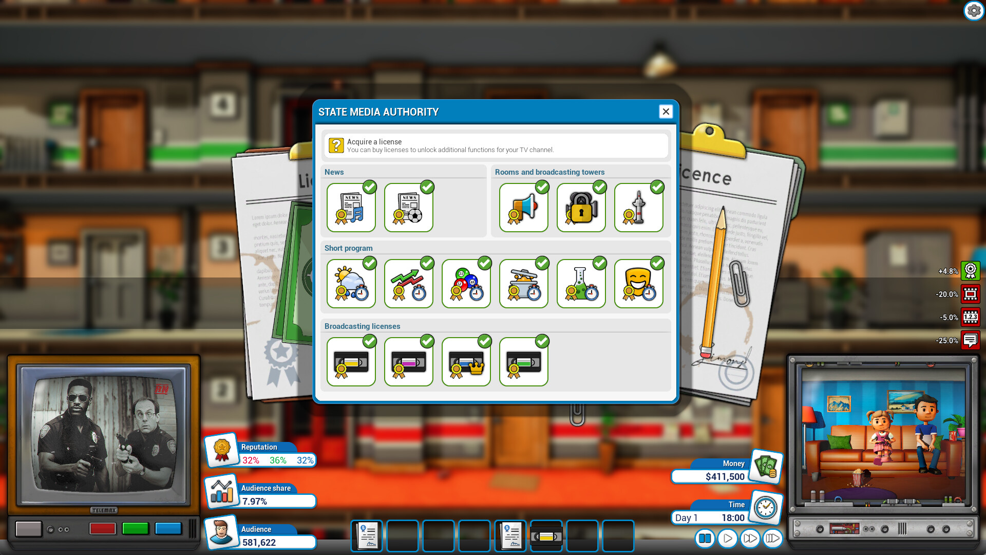 Mad Television Tycoon screenshot 14
