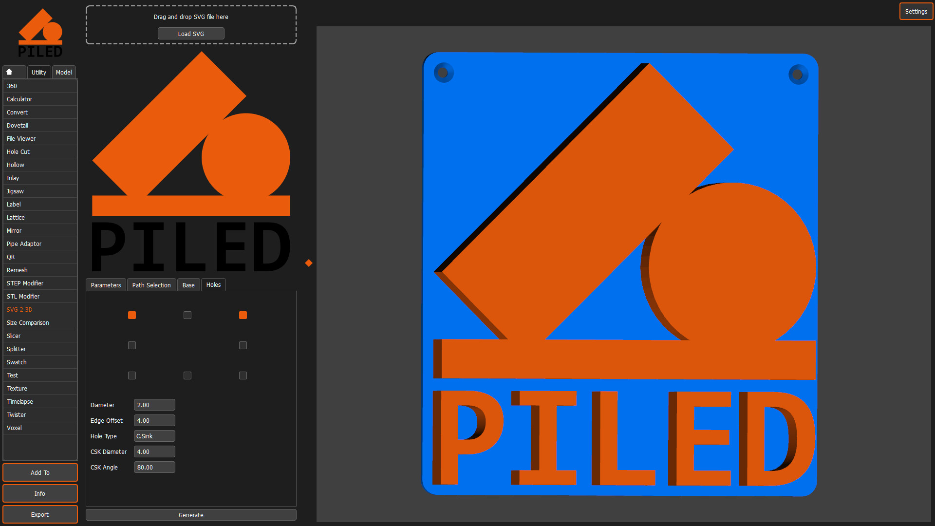 PILED 3D CAD MULTI TOOL screenshot 23