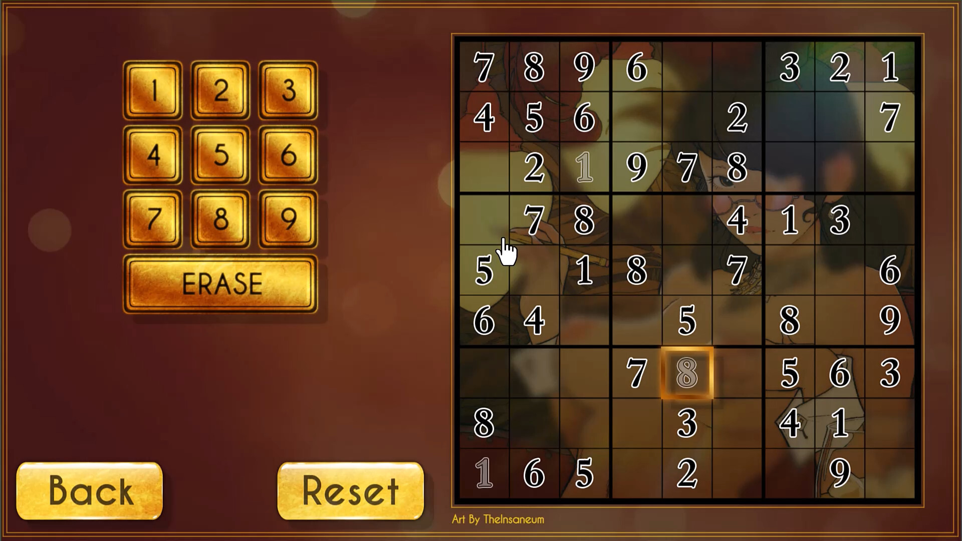 SuDoki-Doki: A Hentai Sudoku Game! screenshot 1