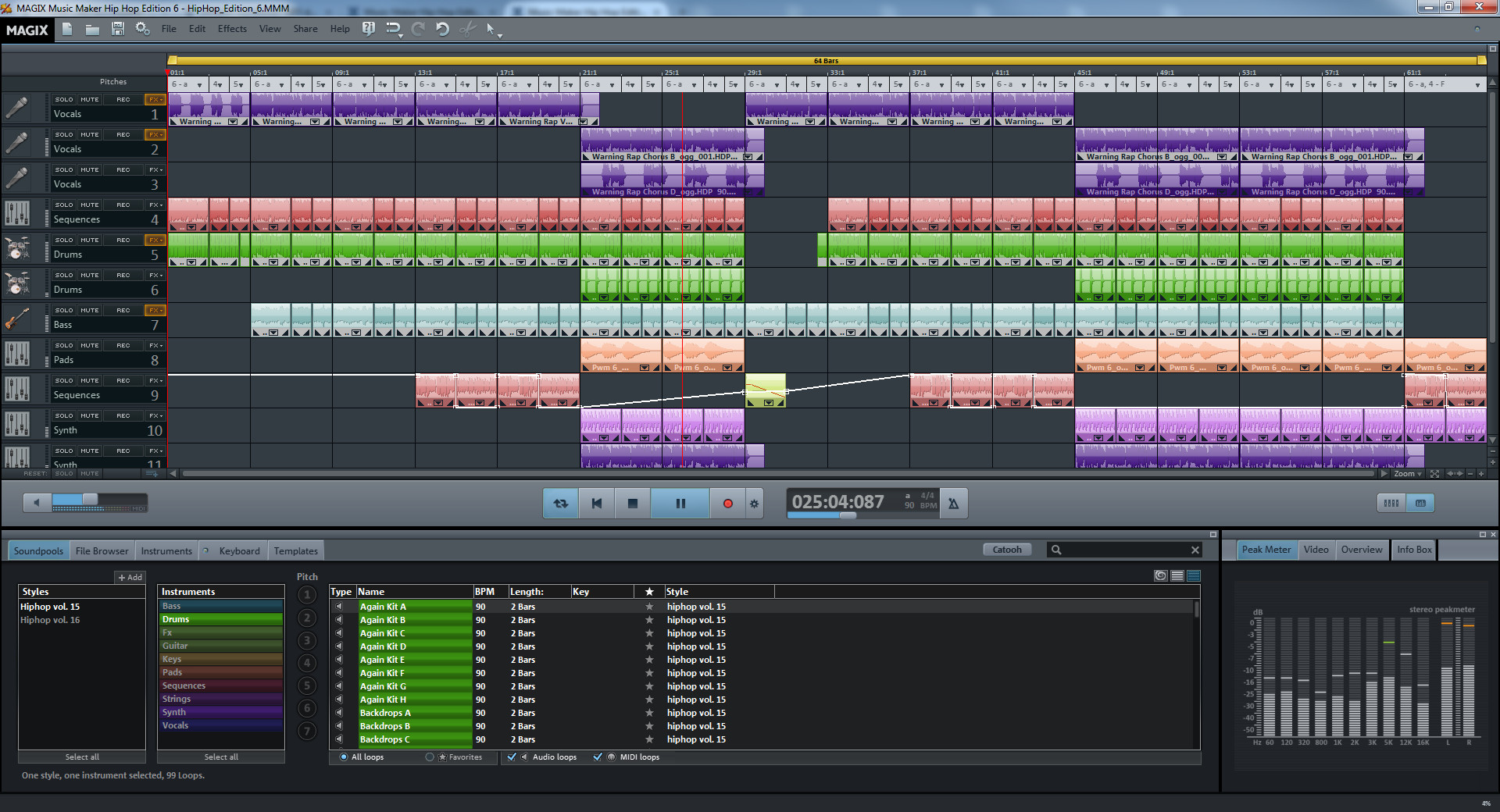MAGIX Music Maker Hip Hop 6 Steam Edition screenshot 1