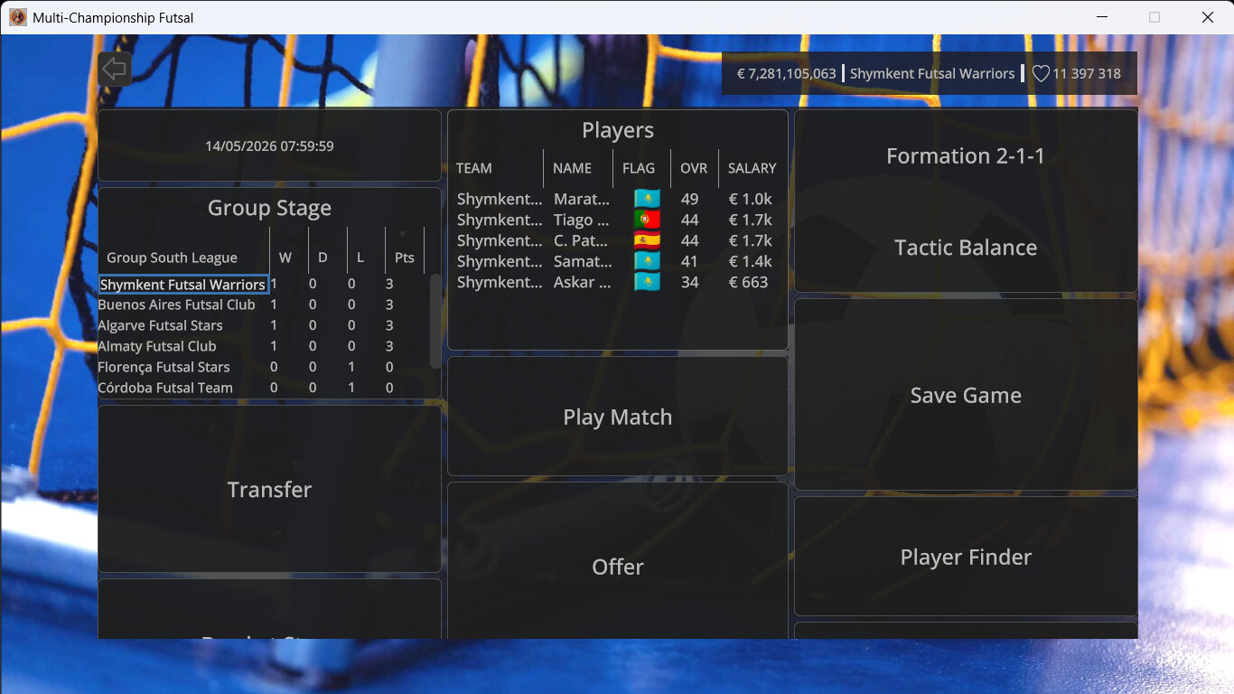 Multi Championchip Futsal screenshot 1