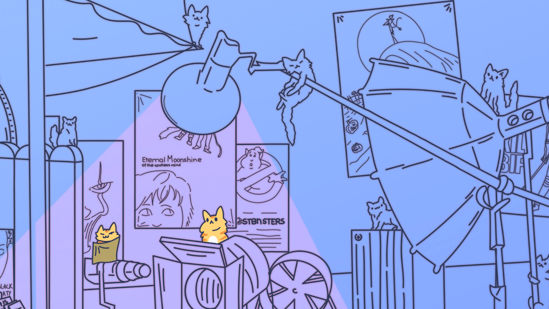 Cats Visiting Cozy Art Studios screenshot 3