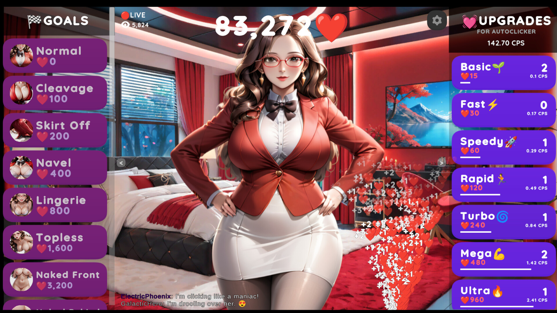 Hentai Clicker: Nina is streaming screenshot 3