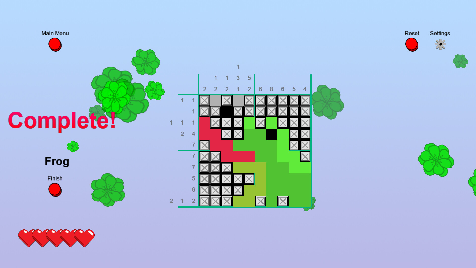 Nature Picross screenshot 1