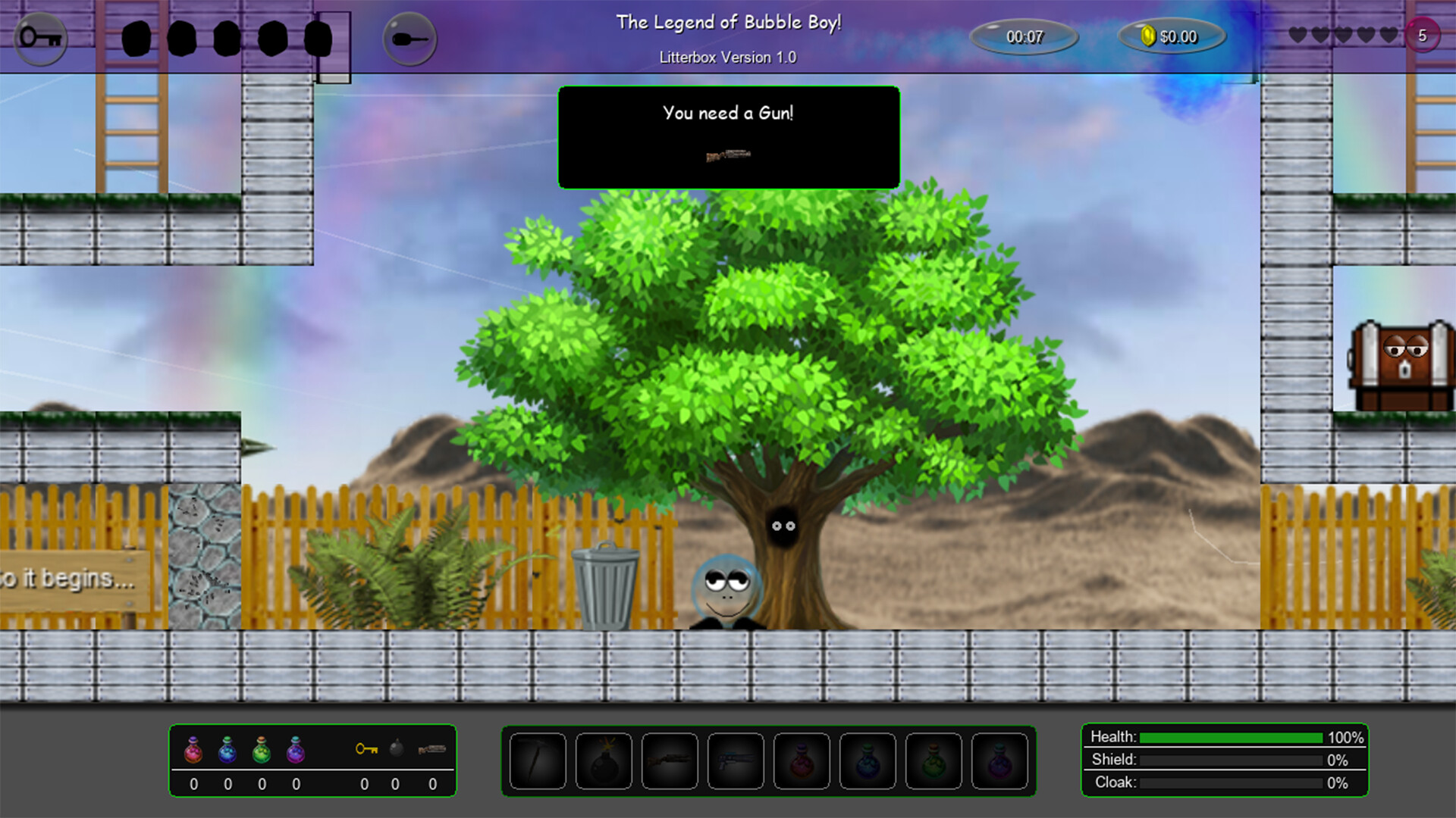 The Legend of Bubble Boy screenshot 2