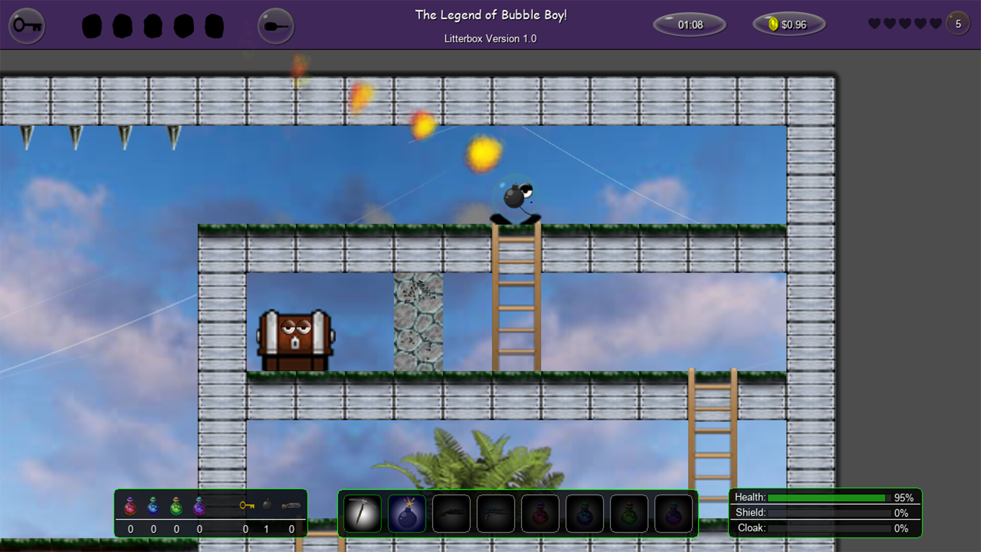 The Legend of Bubble Boy screenshot 1