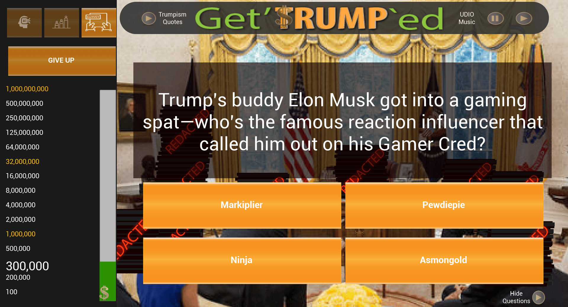 Get'TRUMP`ed Trivia screenshot 4