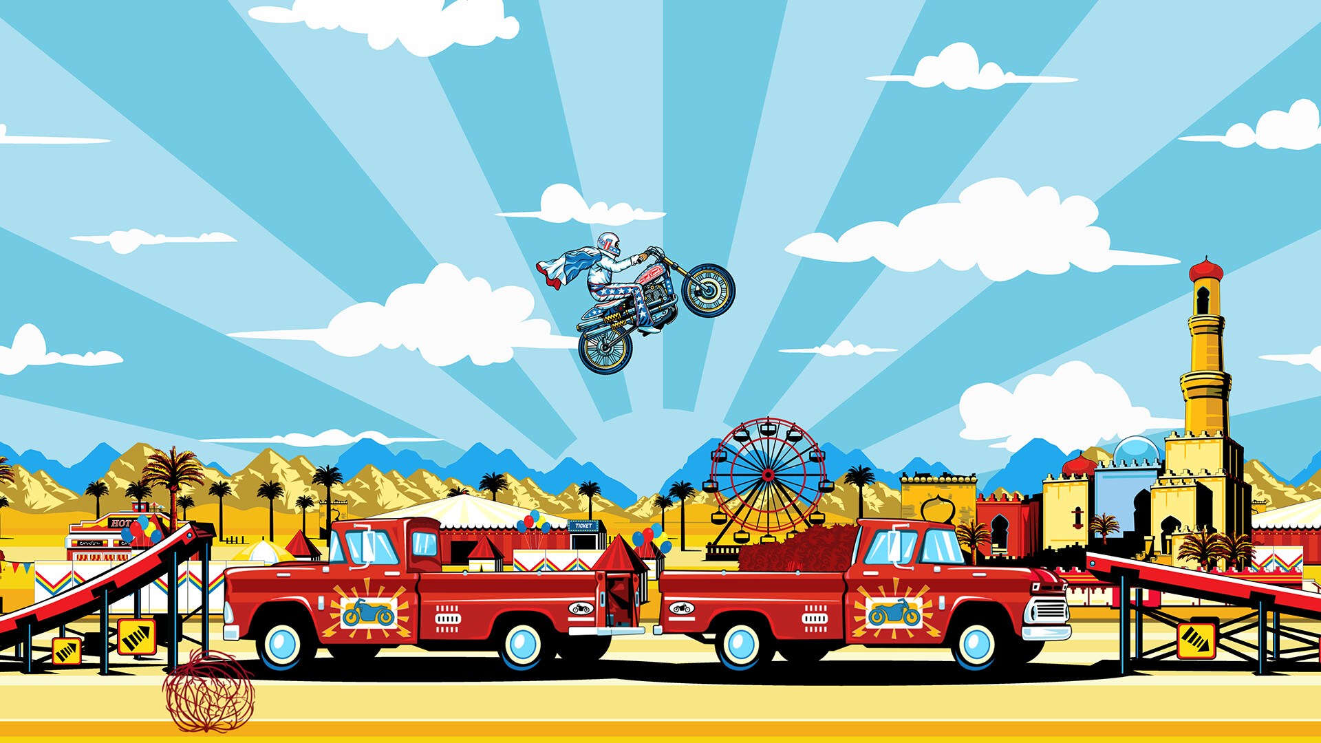 Evel Knievel screenshot 1