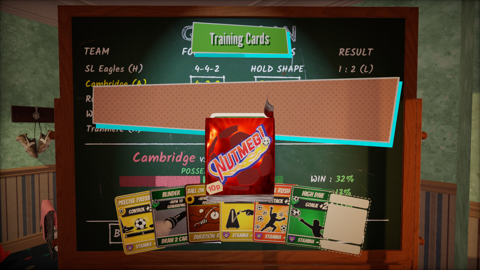 NUTMEG! A Nostalgic Deckbuilding Football Manager screenshot 5