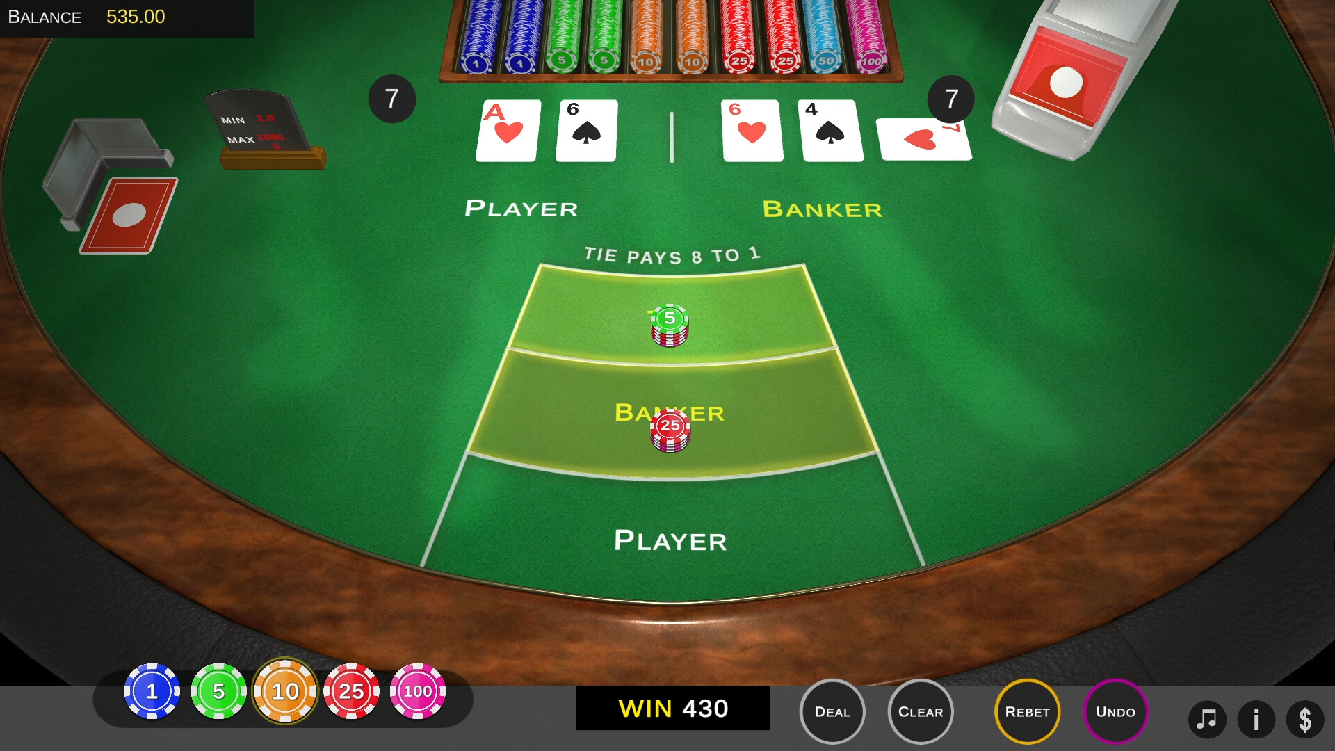 Baccarat screenshot 4