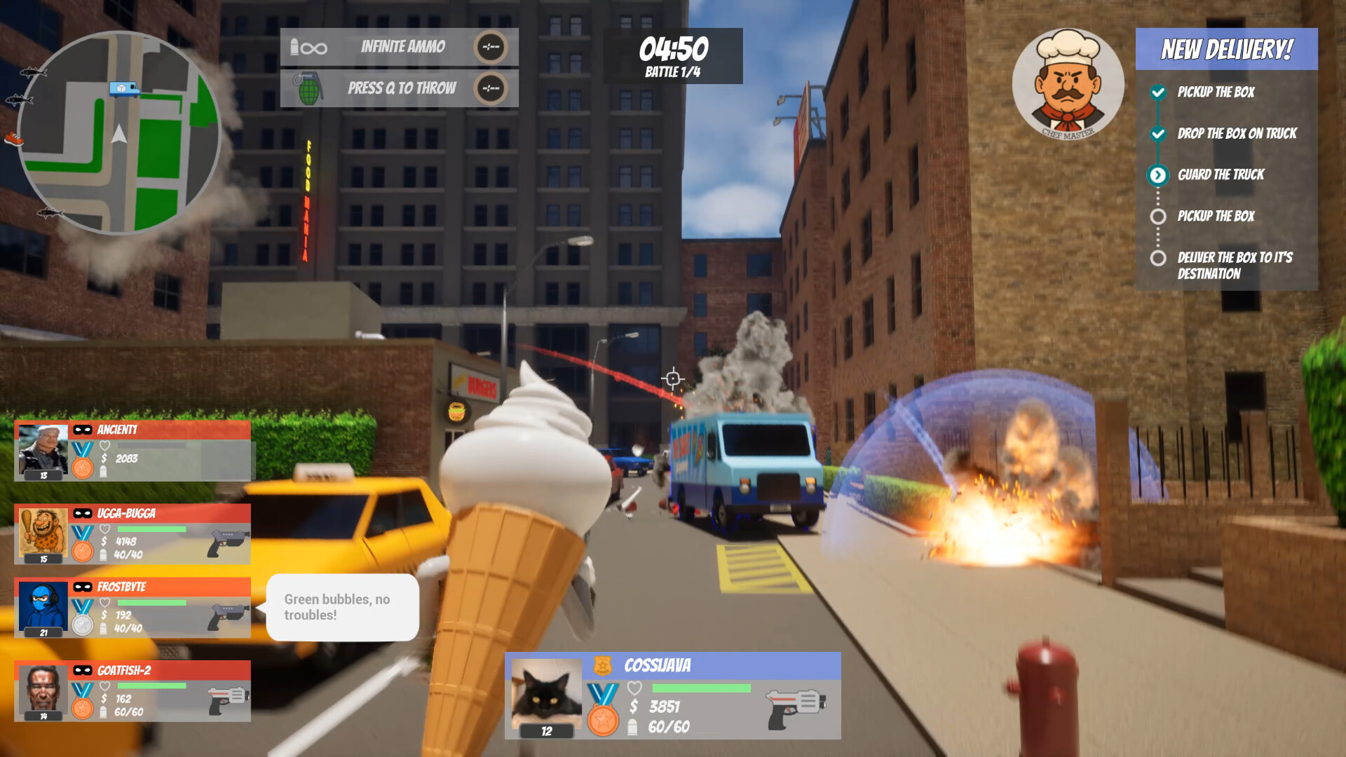 Battle Food Mania screenshot 1