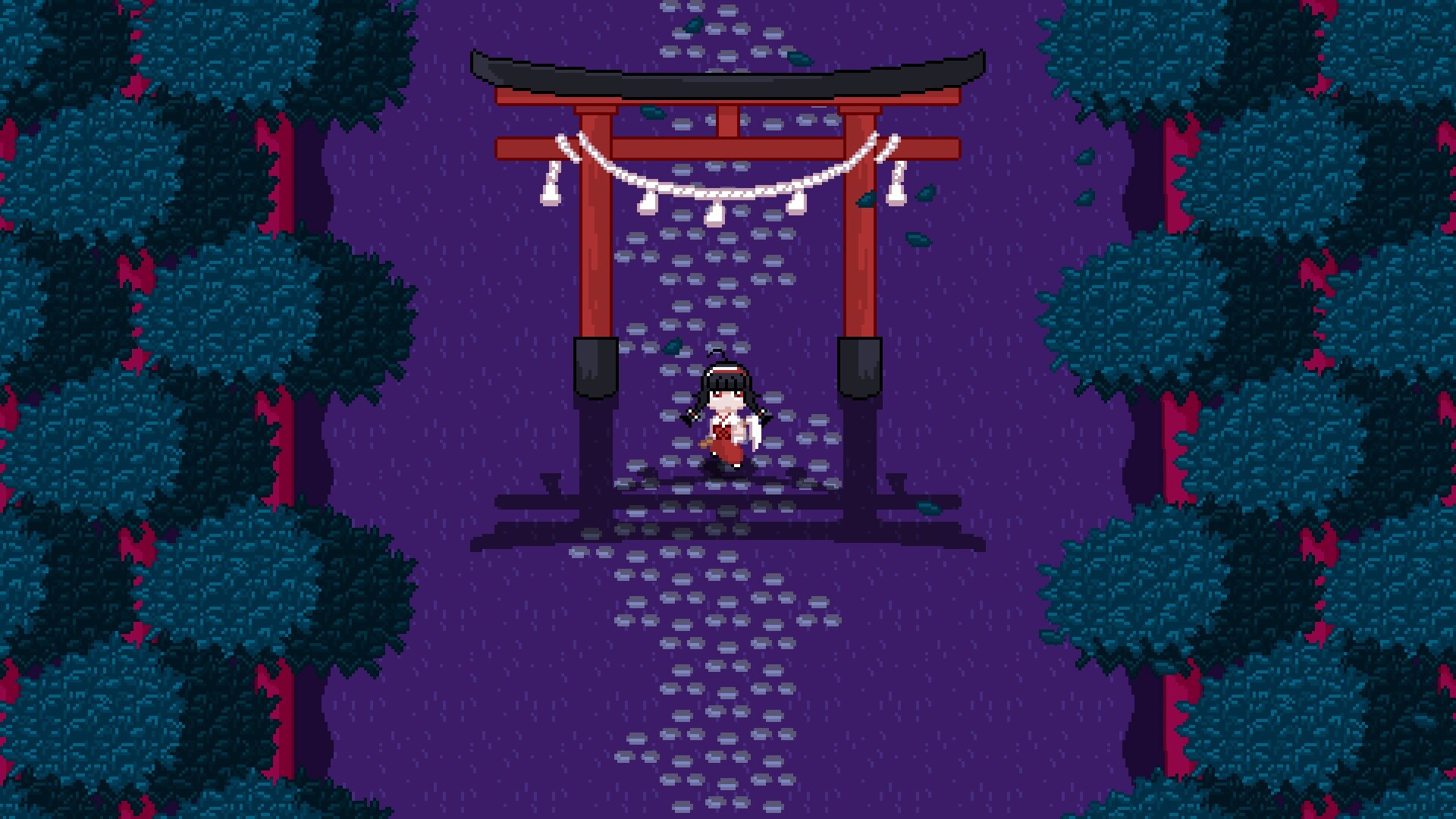 YOKAI GODDESS An Urban Legend Bullet hell Adventure screenshot 1