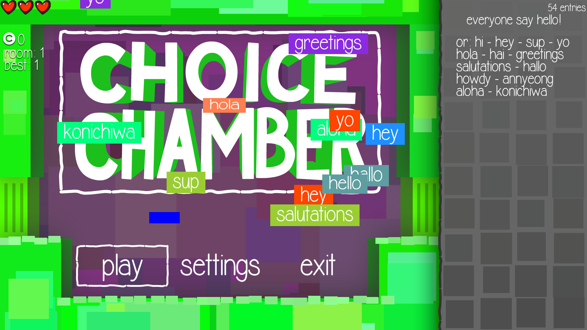 Choice Chamber screenshot 1