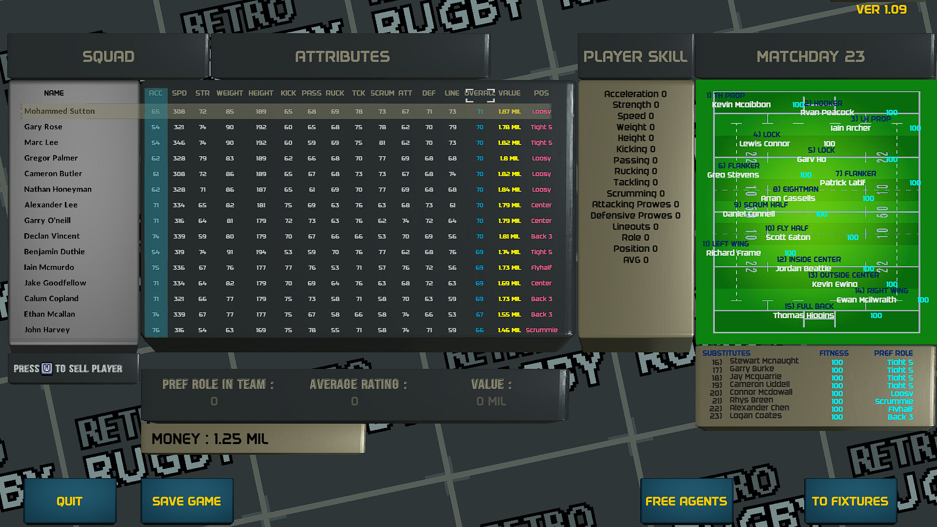 Retro Rugby screenshot 6