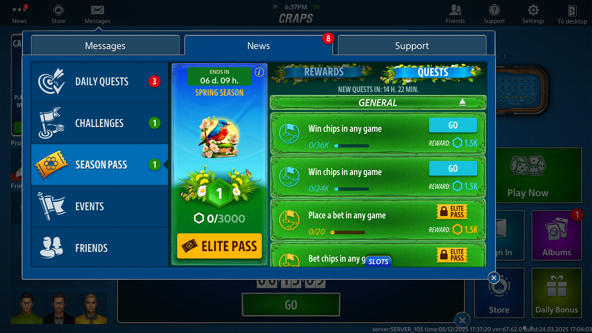 Vegas Craps by Pokerist screenshot 4