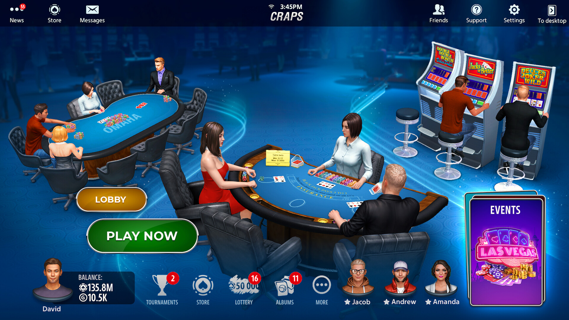Vegas Craps by Pokerist screenshot 5