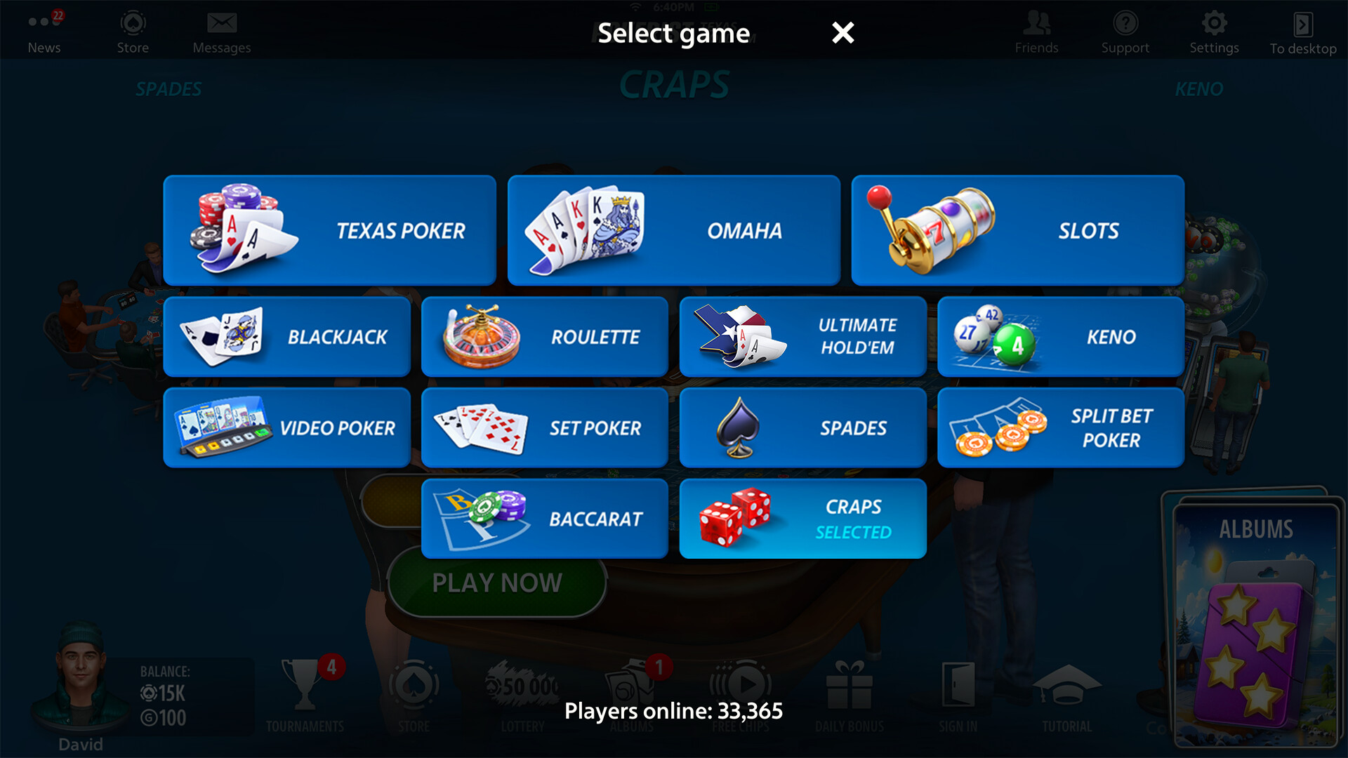 Vegas Craps by Pokerist screenshot 6