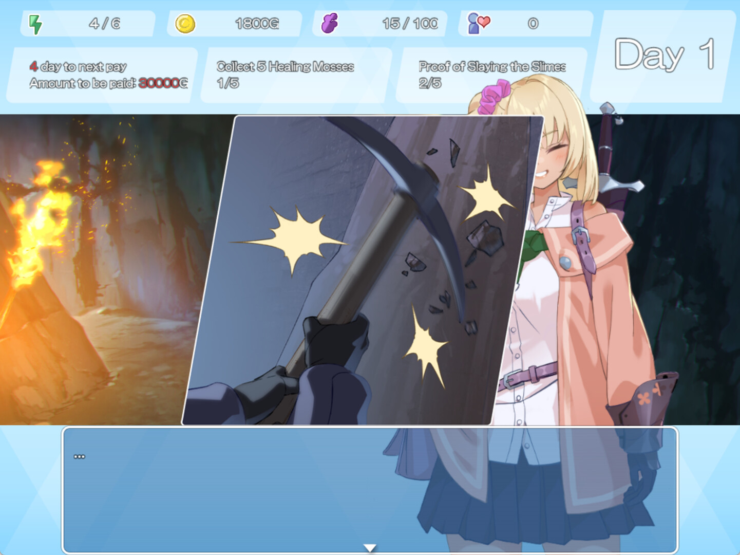 Dungeon with Girl screenshot 2