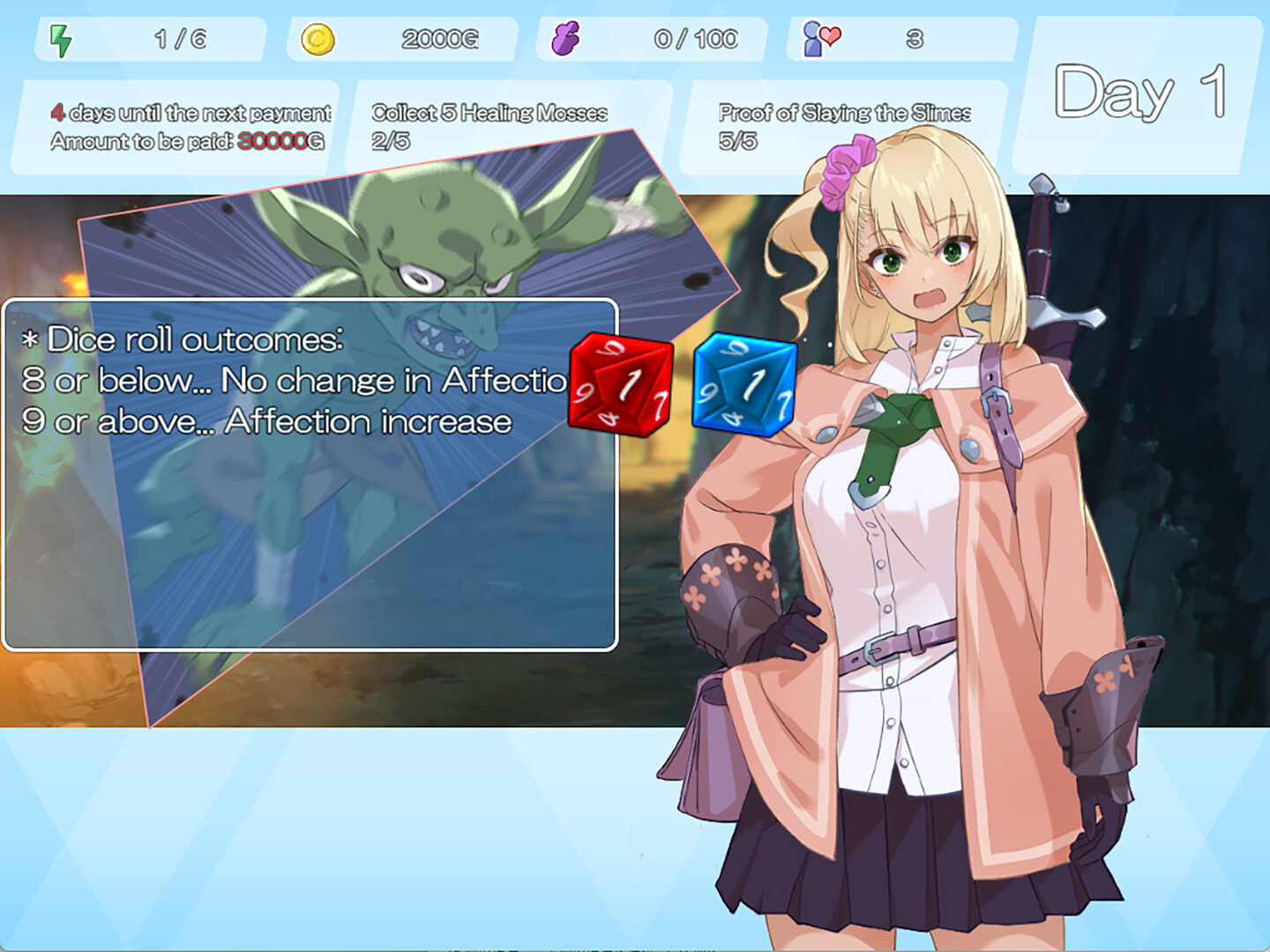 Dungeon with Girl screenshot 3