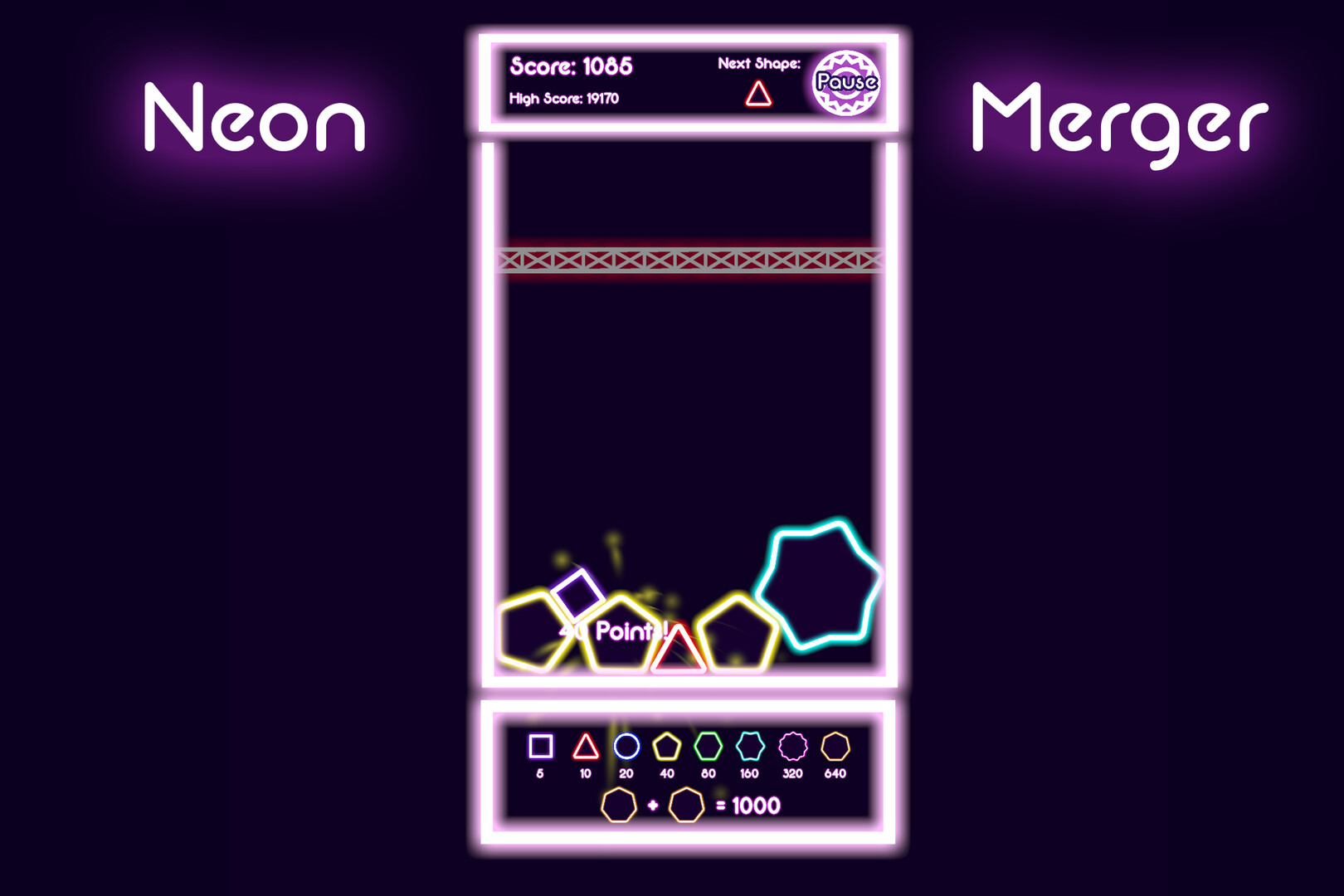 Neon Merger screenshot 2