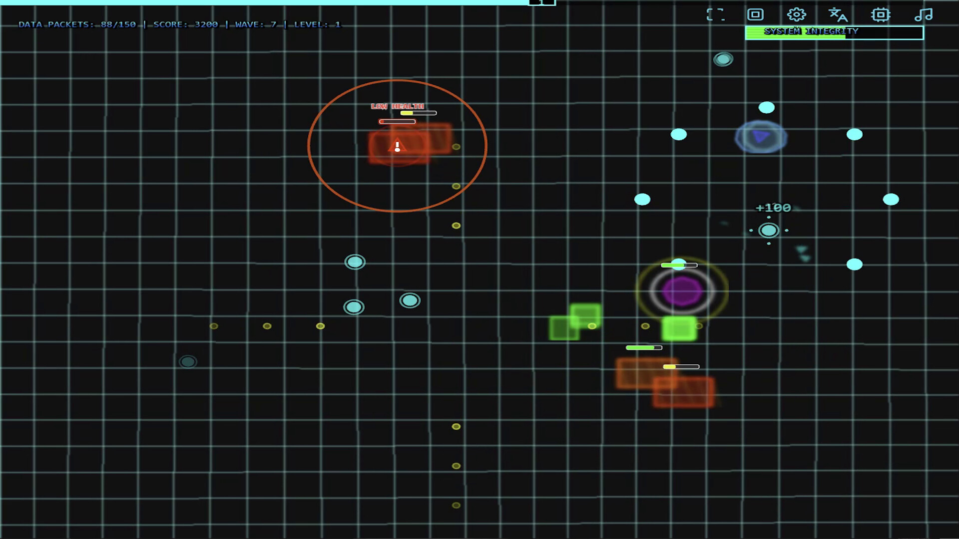 Cyber Sentinel: Bullet Hell Breach screenshot 2