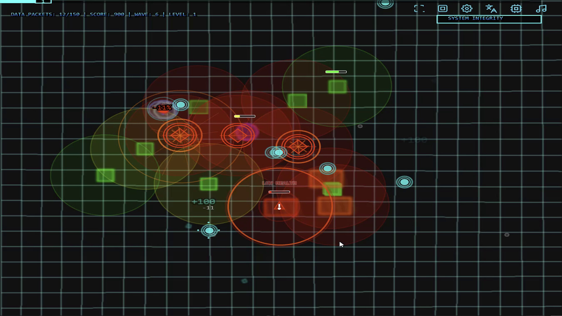 Cyber Sentinel: Bullet Hell Breach screenshot 1