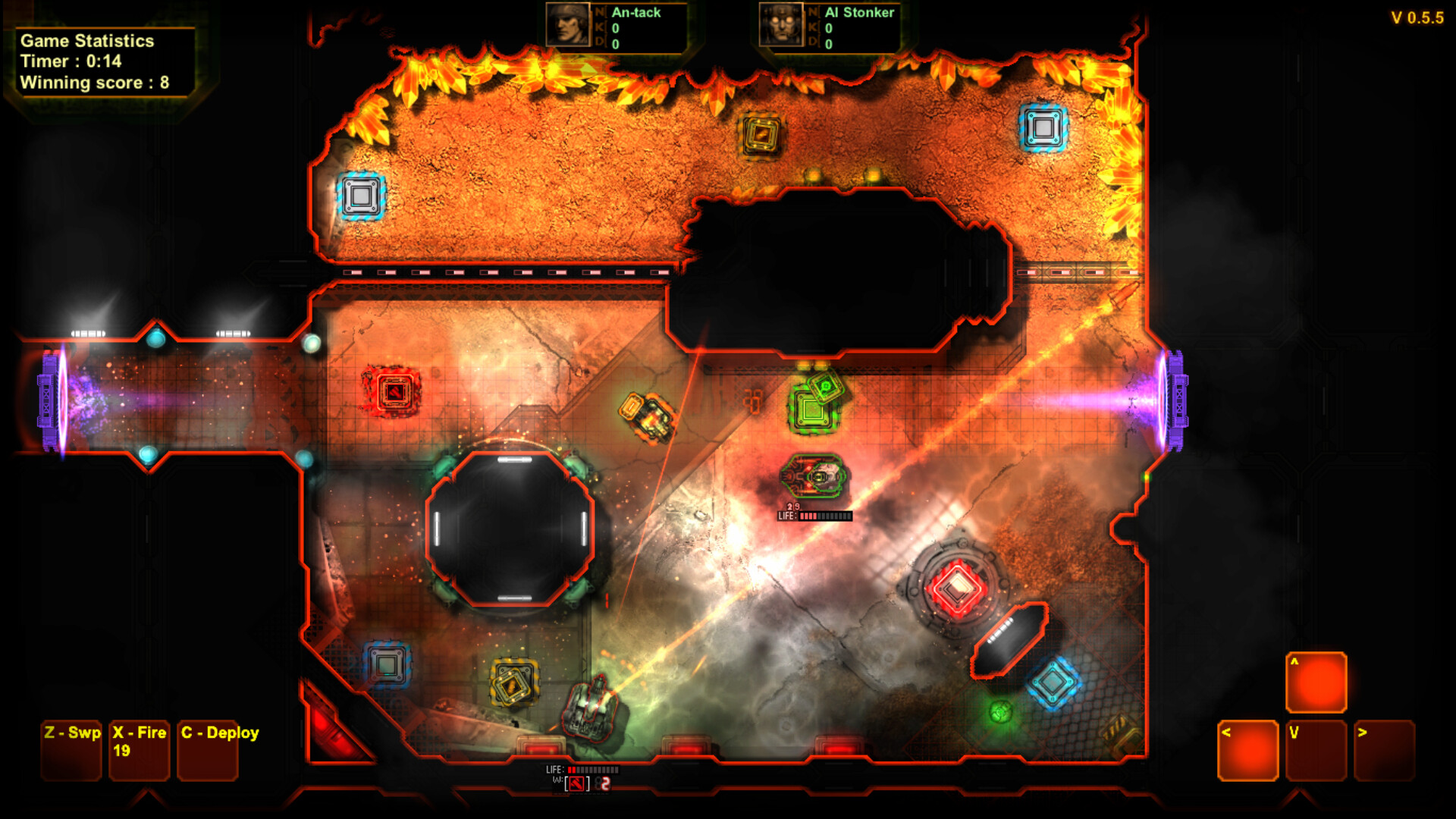 Steel shadows arena screenshot 10