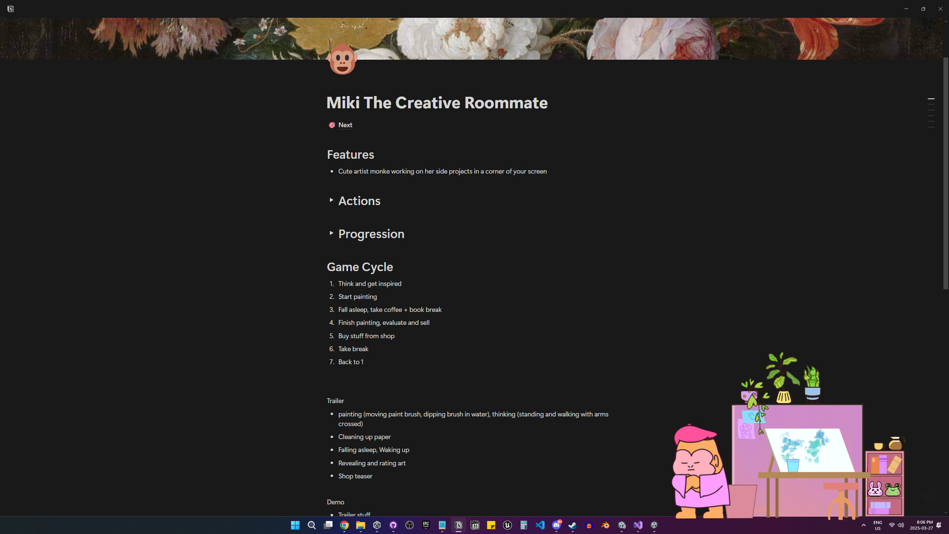 Miki The Creative Roomate screenshot 2