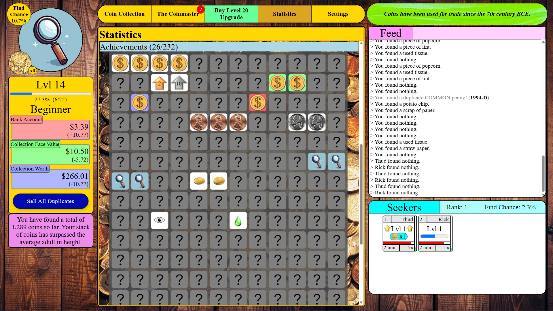 Coincremental screenshot 3