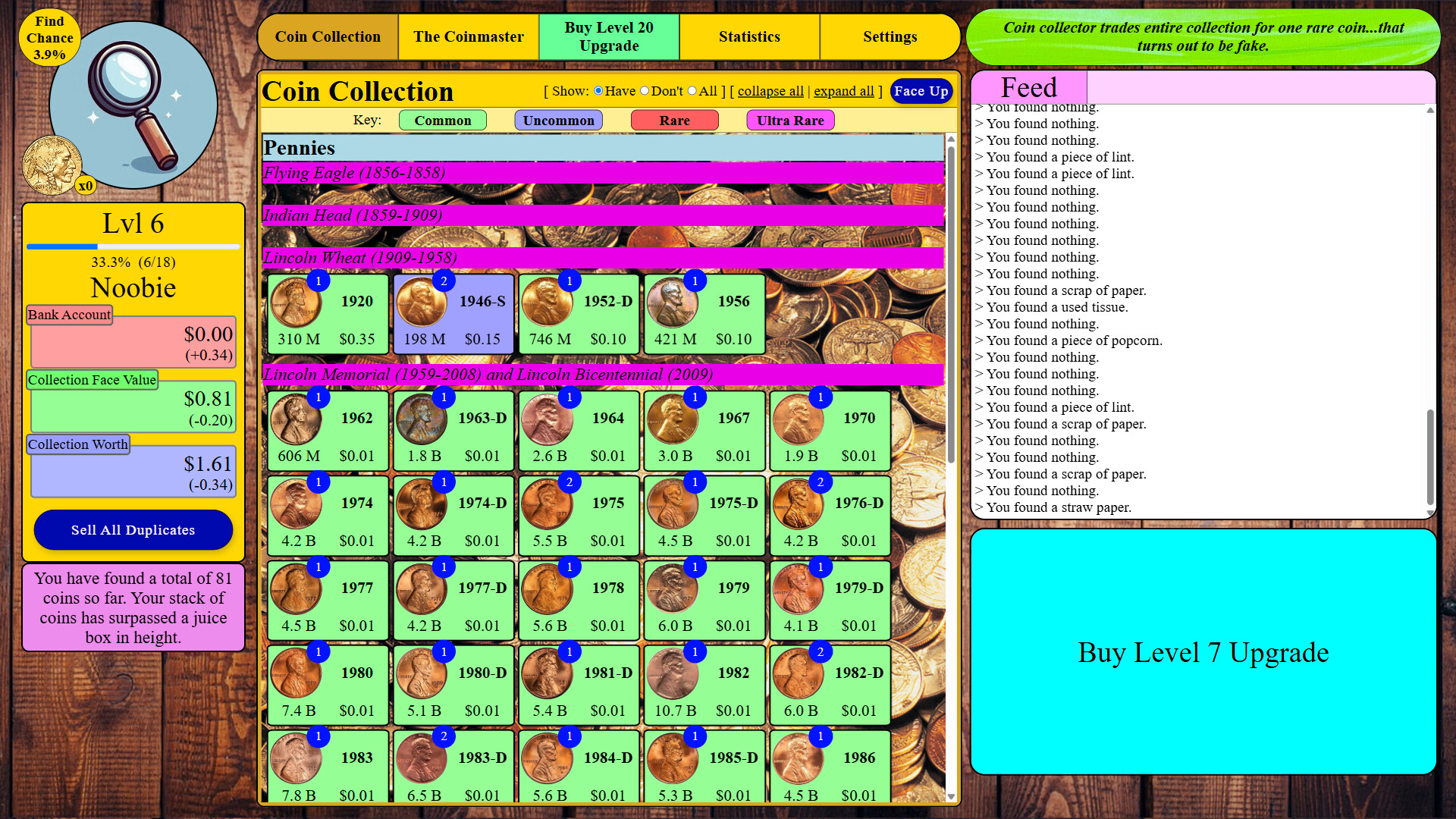 Coincremental screenshot 1
