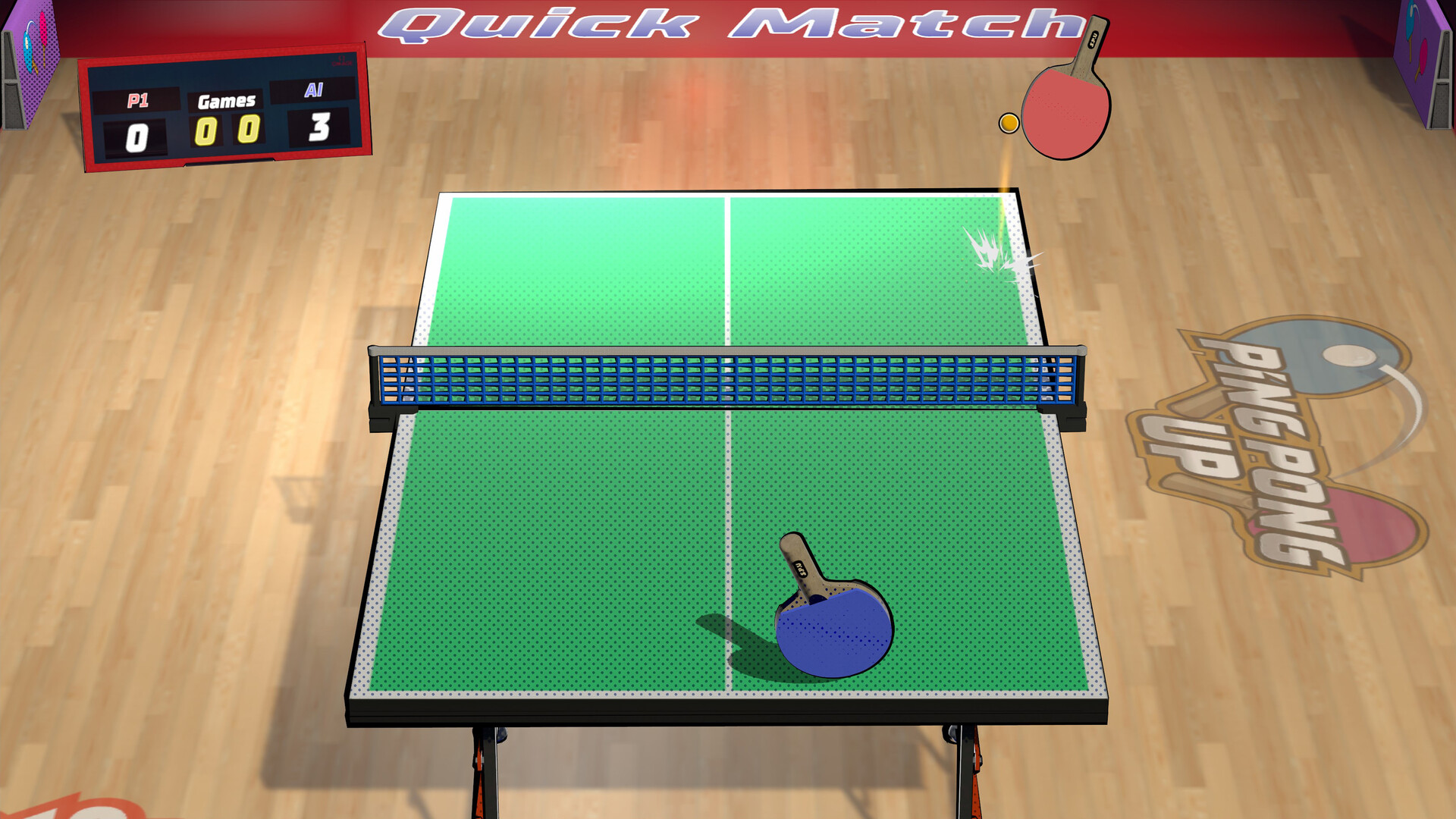 Ping Pong Up screenshot 1